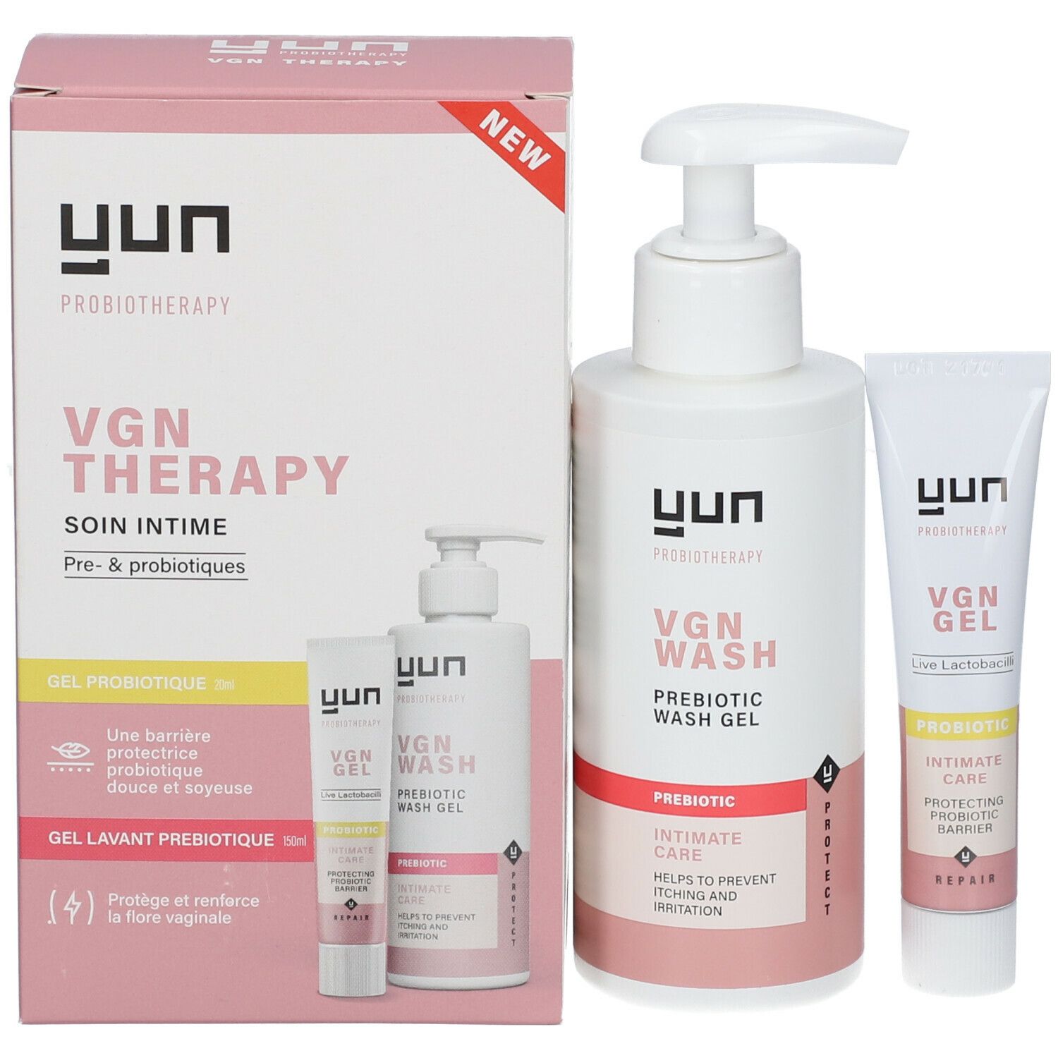 YUN VGN WASH Prebiotic Intimreinigung + Probiotic Intimgel