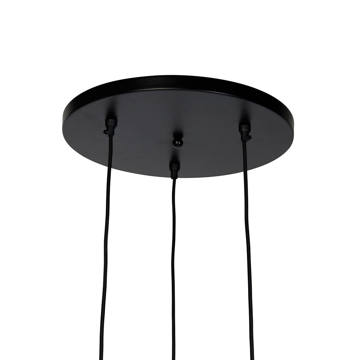 Art Deco hanglamp goud 3-lichts - Wesley