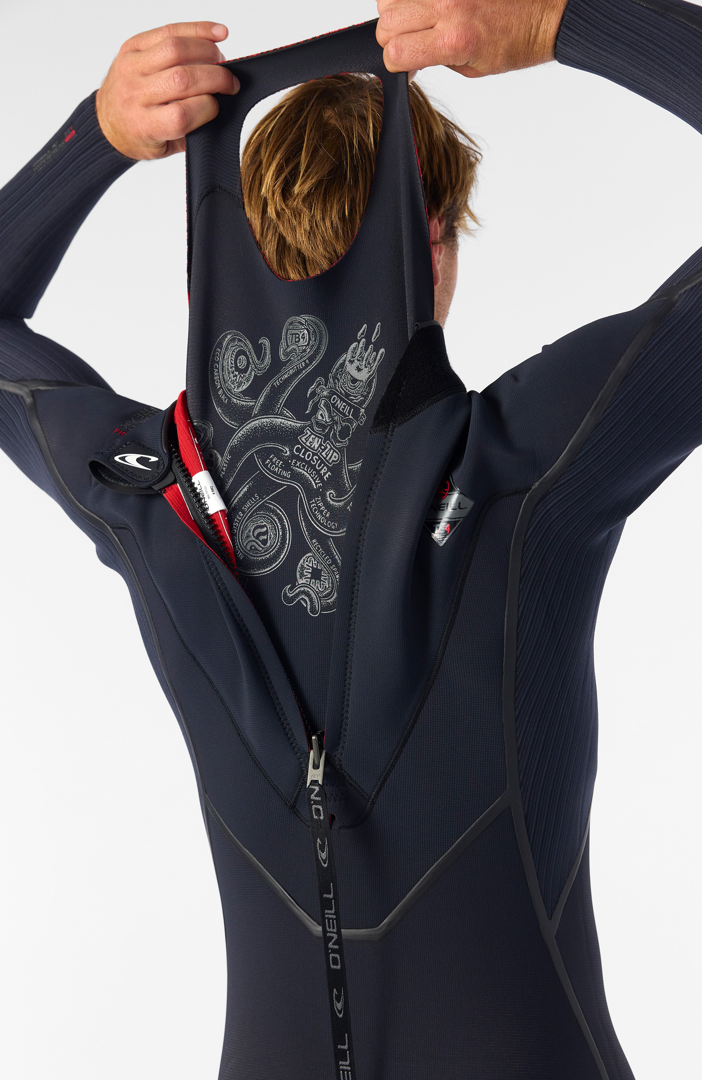 Hyperfreak Fire 4/3mm+ Back Zip Full Wetsuit