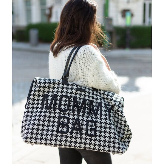 Sac à langer Mommy Bag   Pied de poule        de               Childhome
