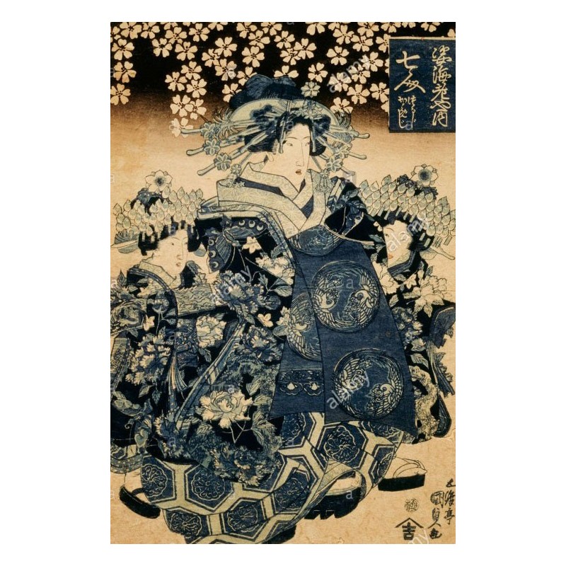 Puzzle 1000 pièces - Hiroshige - The courtesan nanahito