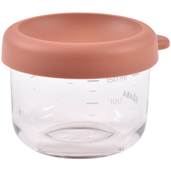 BeabaBeaba   Glasportionierer 150ml terrakotta Einzelpack