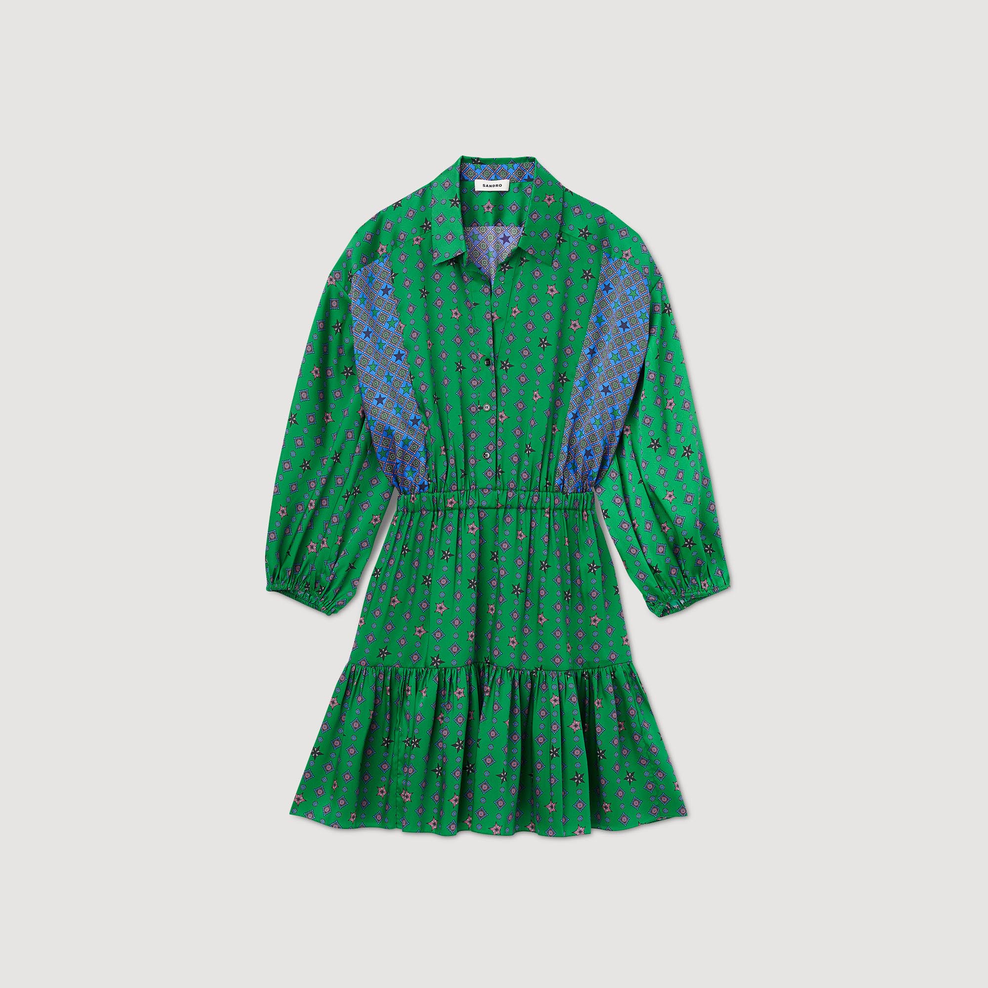 Robe chemise imprimee