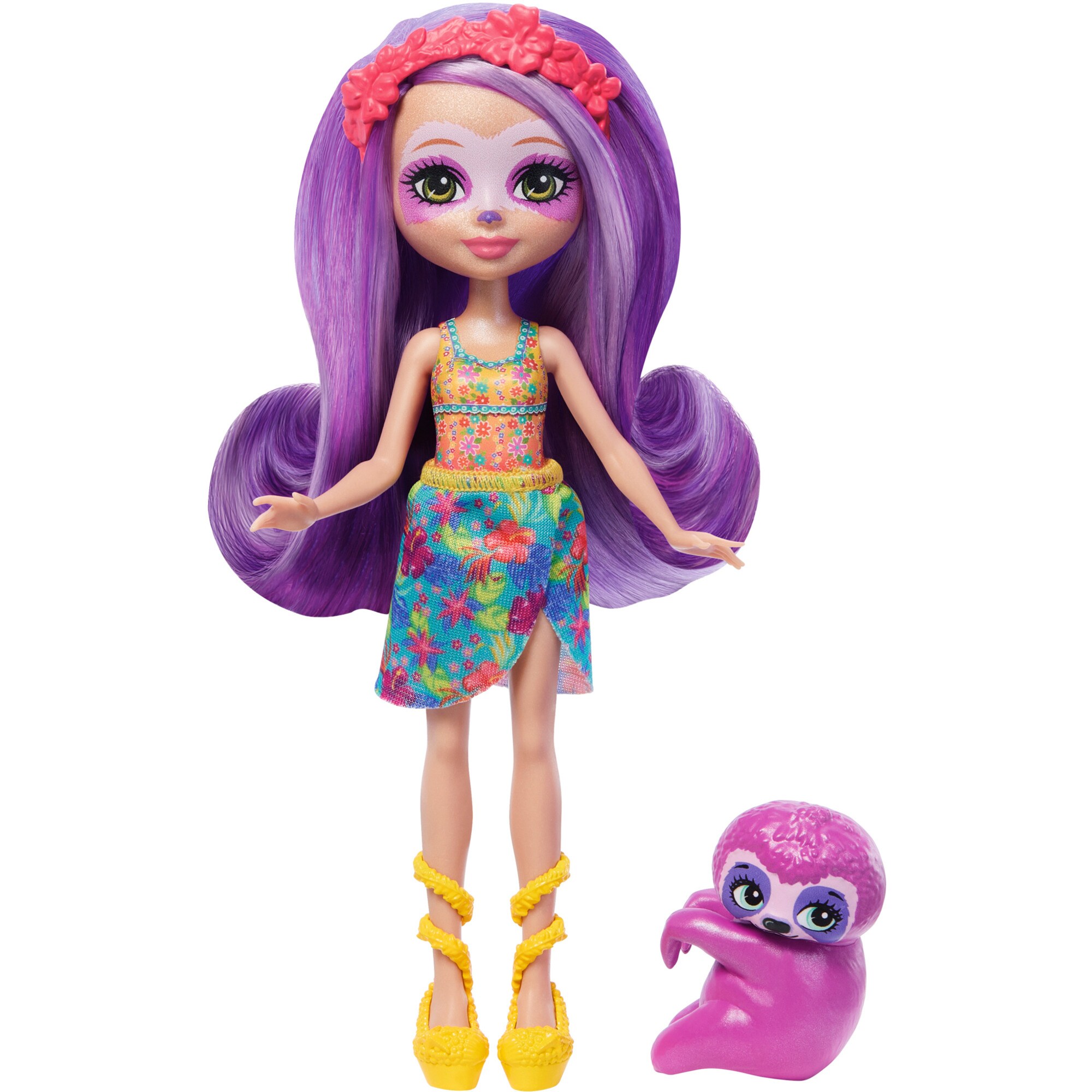 Mattel Puppe Enchantimals Sabindra Sloth