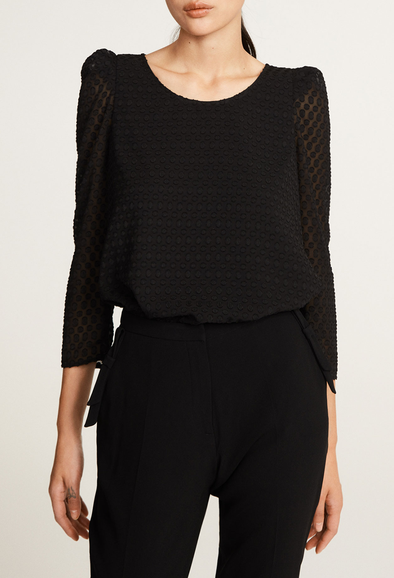 Blouse evasee