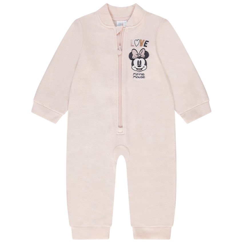 Surpyjama en micropolaire Minnie Disney pour bébé fille - Rose