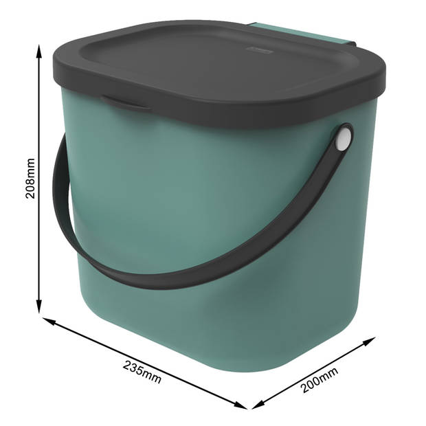 Blokker Afvalsorteerder - 6 liter - Groen