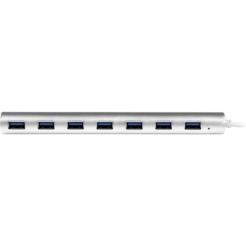 StarTech.com Hub USB à 7 Ports avec Ethernet, USB-A, Gigabit Ethernet/GbE, USB 5Gbps, Design Robuste, Alimentation par Bus, Hub USB 3.0 Portable pour Ordinateur Portable