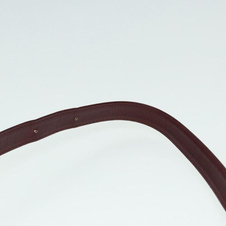 Cartier Vintage Cartier Shoulder Bag Burgundy