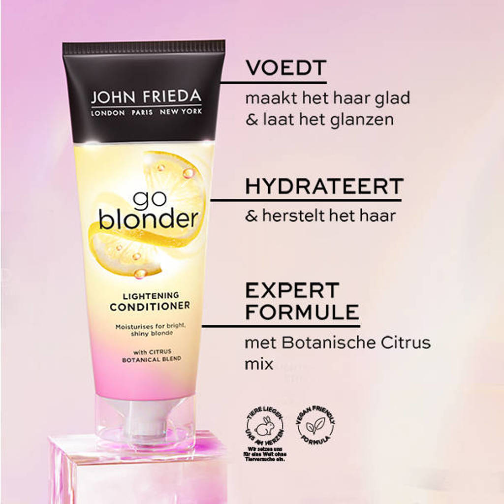 Werkt zeer goedSheer Blonde Go Blonder Lightening conditioner - 250 ml