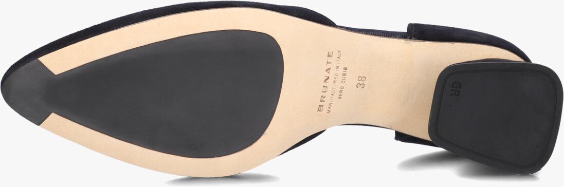 blauwe brunate ballerina's 51528
