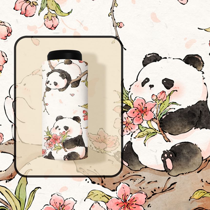 Fenmo - Panda Handmatige/Automatische Compacte Paraplu (Diverse Uitvoeringen)