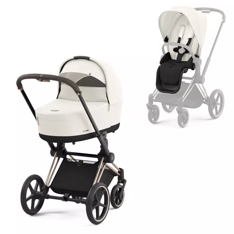 cybex PLATINUM Kombikinderwagen New Priam Priam Rosegold Off White