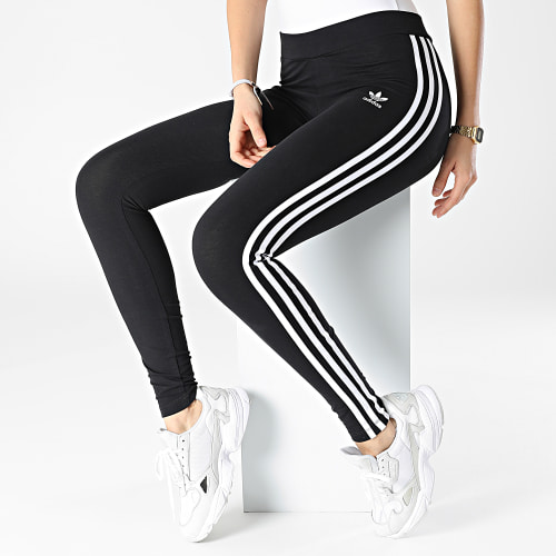 Legging Femme A Bandes Adicolor Classics HD2350 Noir