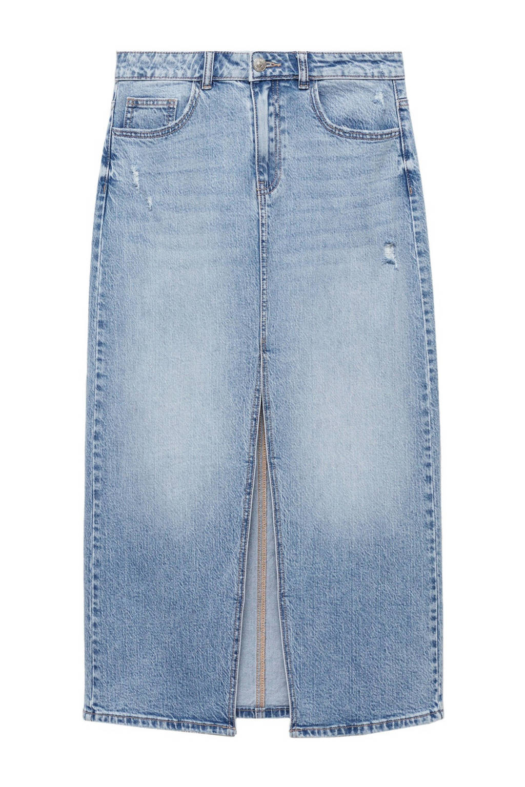 MANGO TEEN spijkerrok medium blue denim