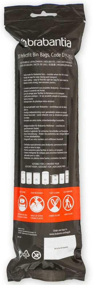 Brabantia 20 Müllbeutel PERFECTFIT