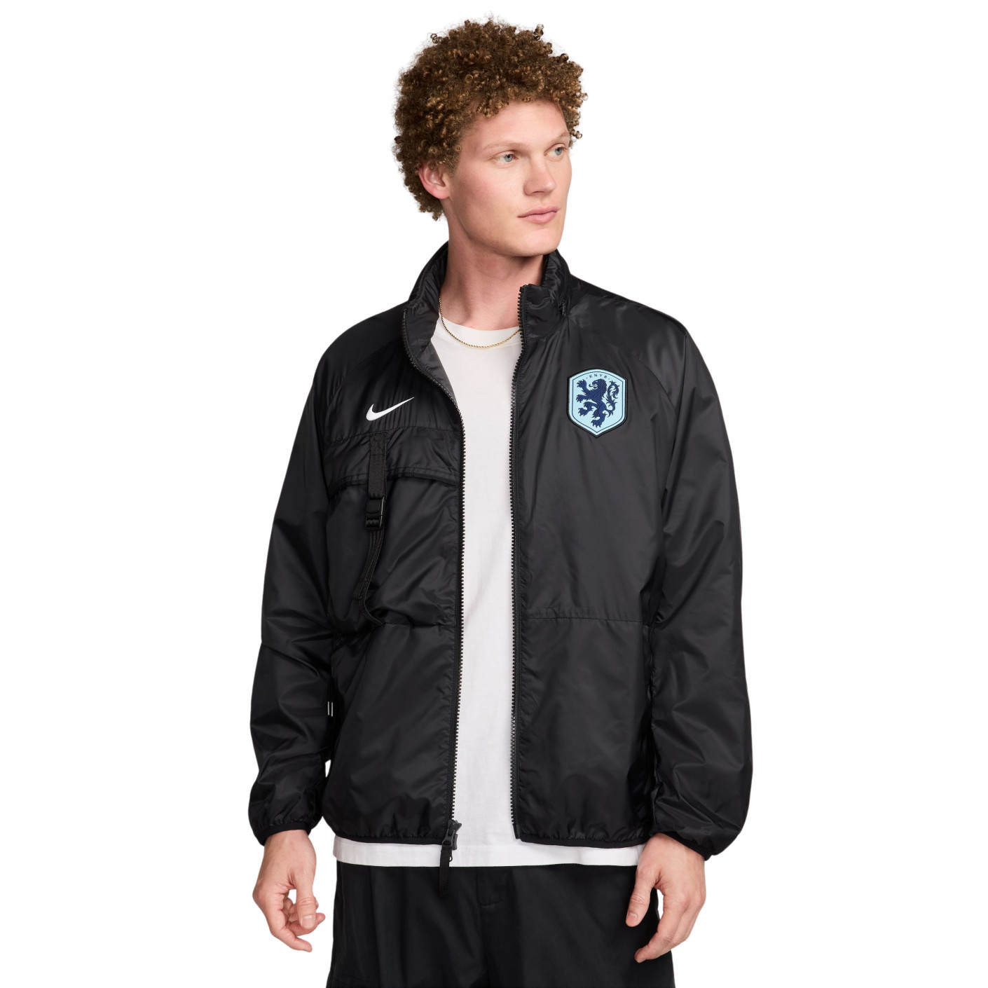 Nike Nederland Halo Trainingsjack Full-Zip 2024-2026 Zwart Wit