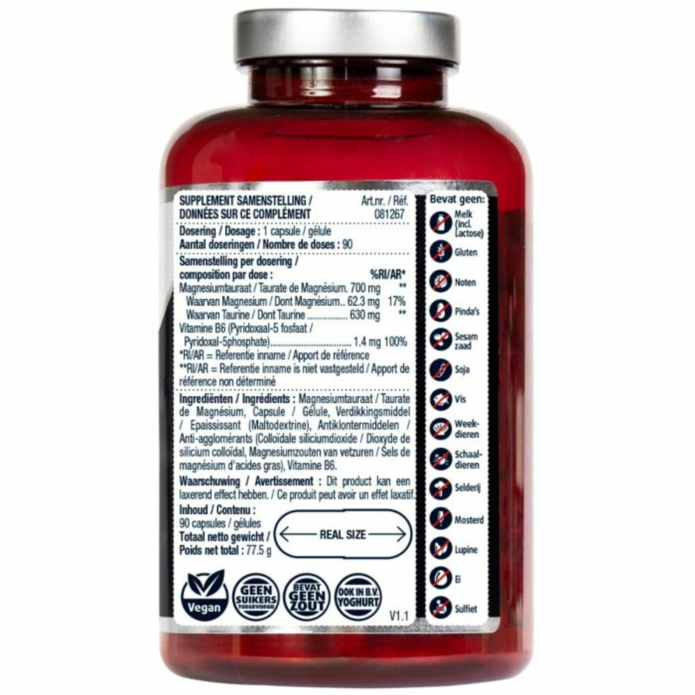 Lucovitaal Magnesium Tauraat90 capsules