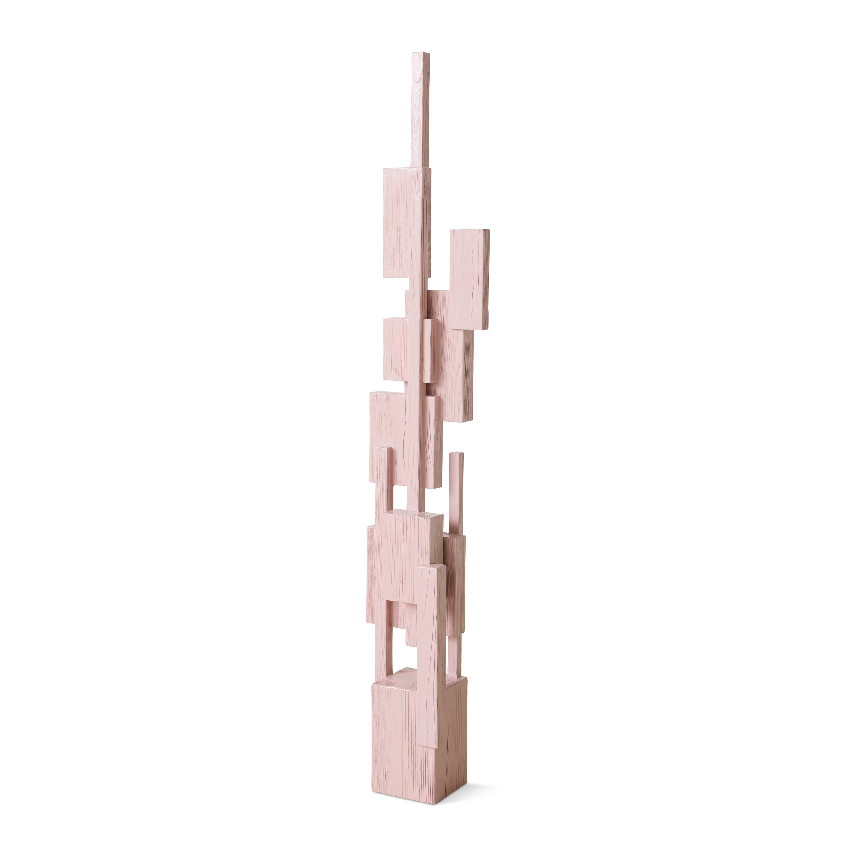HKliving Skyscraper Sculpture Ornament - Soft Pink
