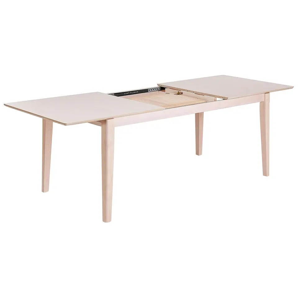 CROSBY - Uitschuifbare eettafel - Lichthout - 180/240 x 90 cm - MDF