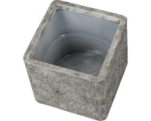 Kunststof bloempotinzet Ø 21 H 16 cm transparant