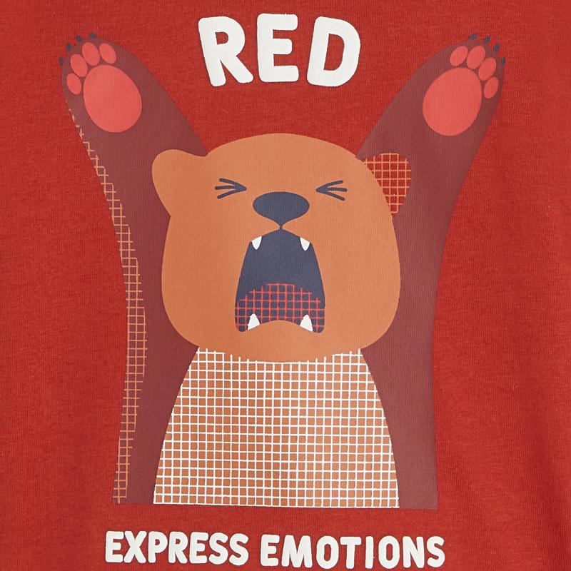 T-shirt Red expression orange bébé garçon Orange