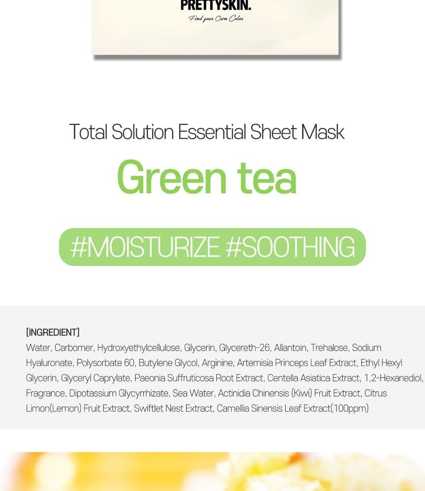 Mooie huid - Total Solution Essential Sheet Mask - 21 soorten