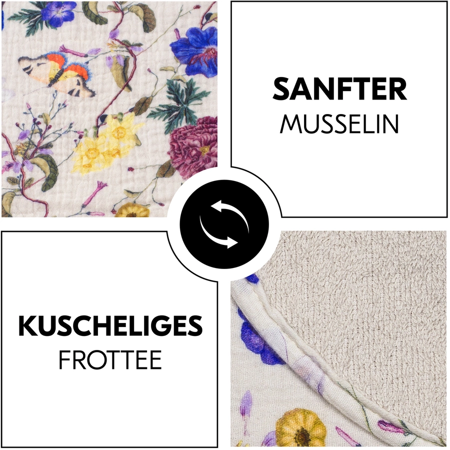 hauck Topper für Wickelauflage Beige Floral