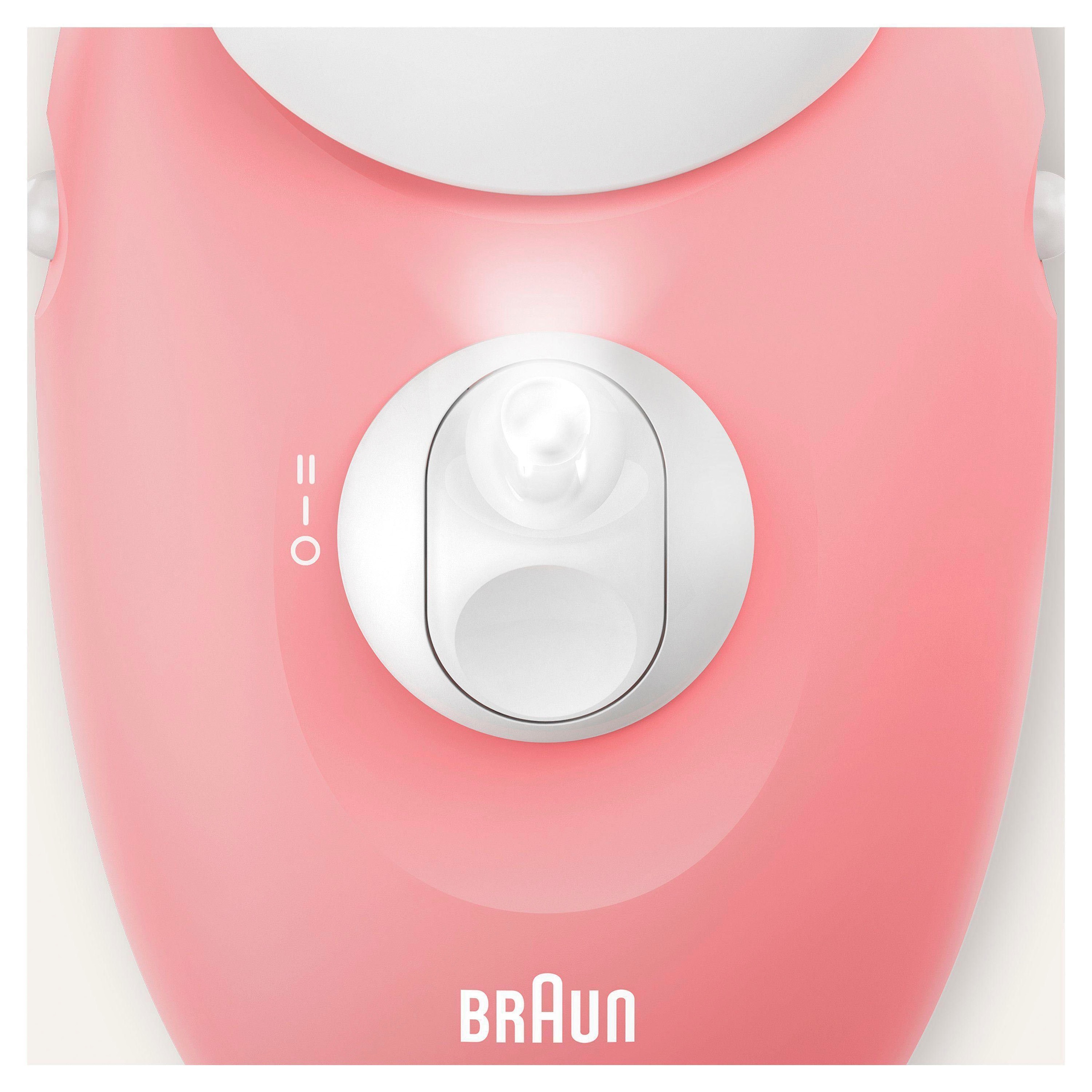 Braun Epilierer »Silk-épil 3 3-176« 20-Pinzetten-System, Smartlight-Technologie, Massagerollenaufsatz
