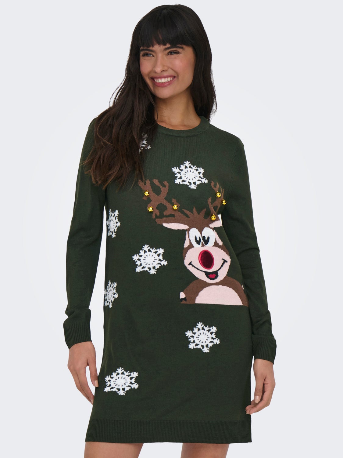 ONLXMAS Midikleid Rosin