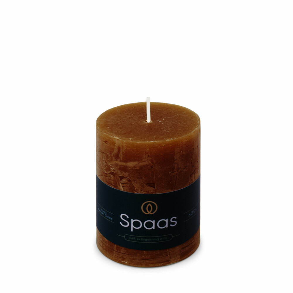 SPAAS Rustieke Pillarkaars ± 35 branduren Cognac