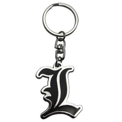 Death Note L Symbol Keyring