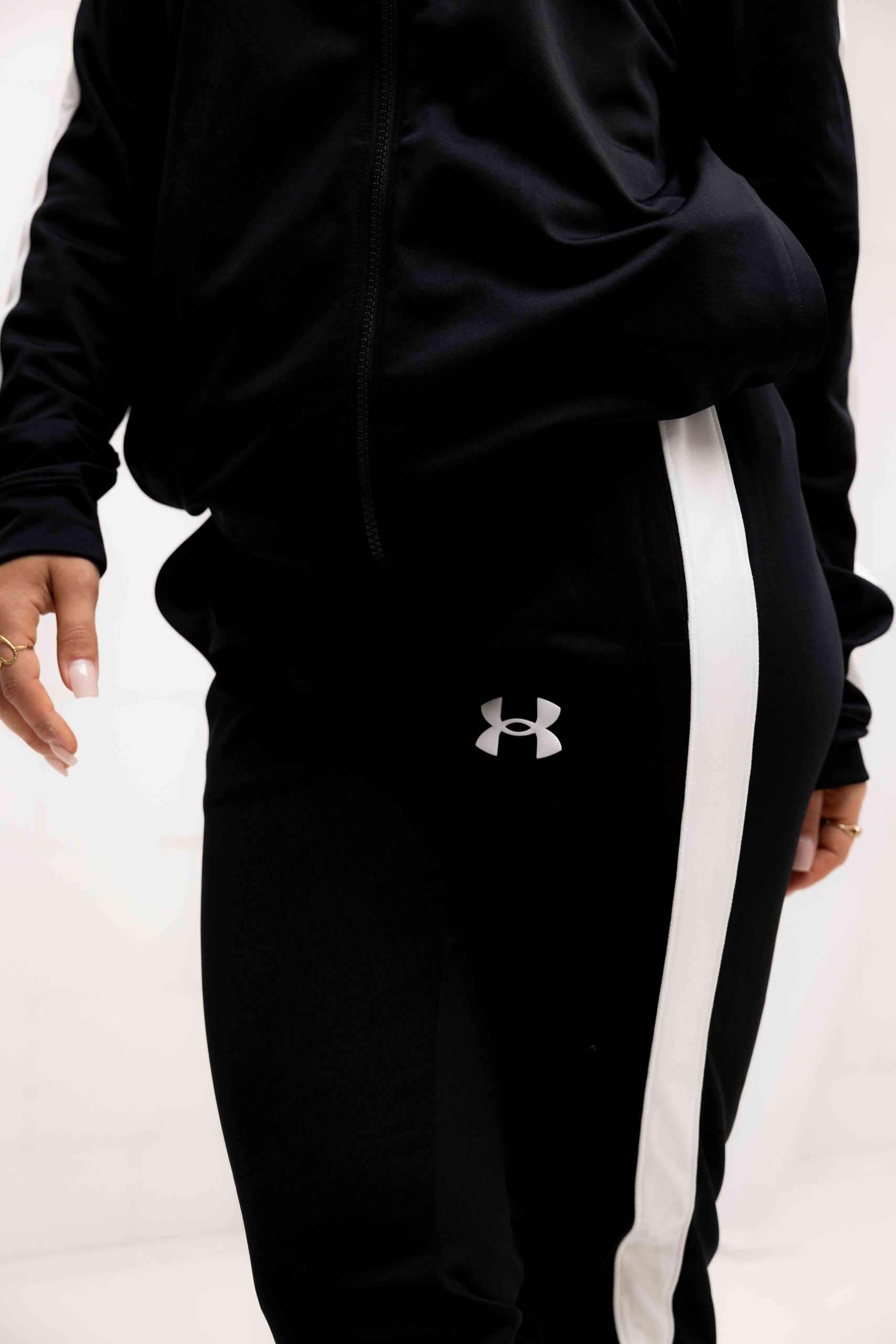 Under Armour Rival Knit Trainingspak Dames Zwart