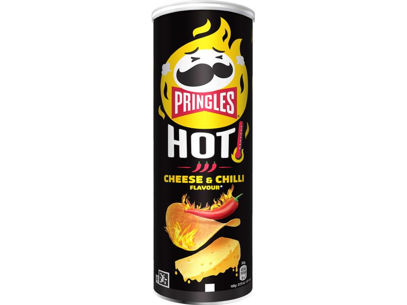 Pringles Chips Hot Flamin Cheese 160 g Knusprige Kartoffelchips