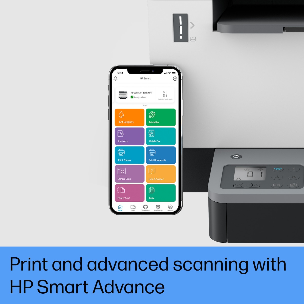 HP LaserJet Tank 2604sdw AIO printer