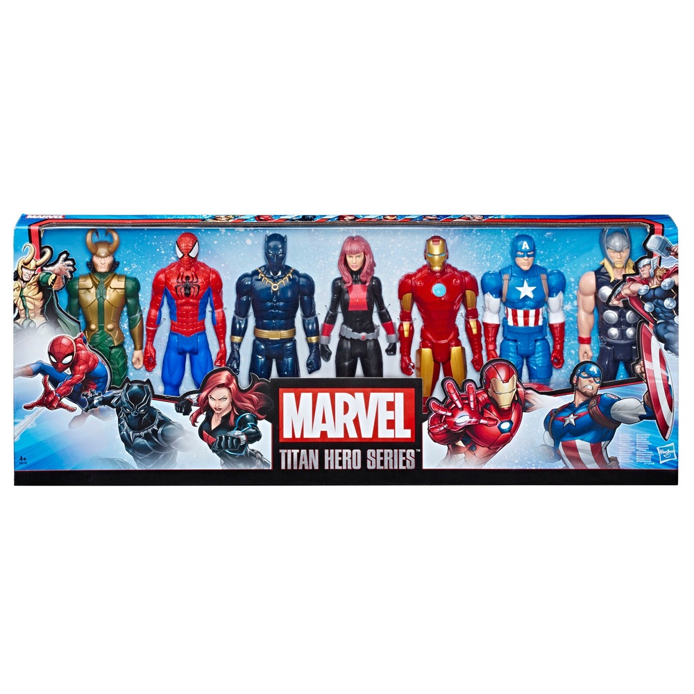 Marvel Avengers Titan Hero Series Actionfiguren 7er-Figuren-Multipack