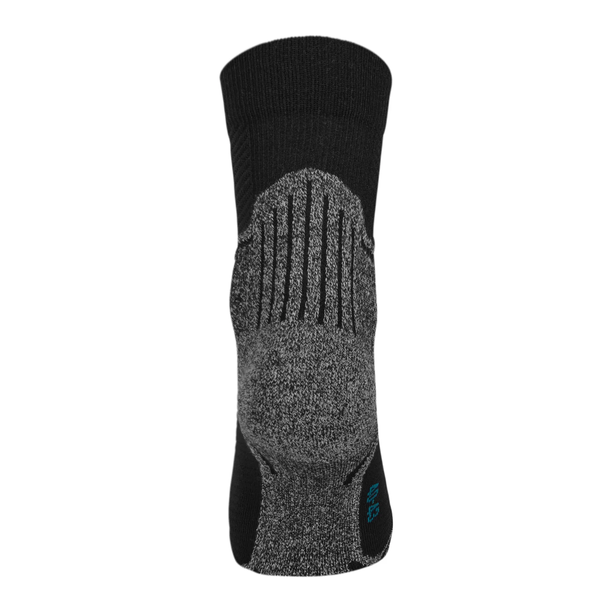Hellner Mid Tech Run Sock Black Beauty