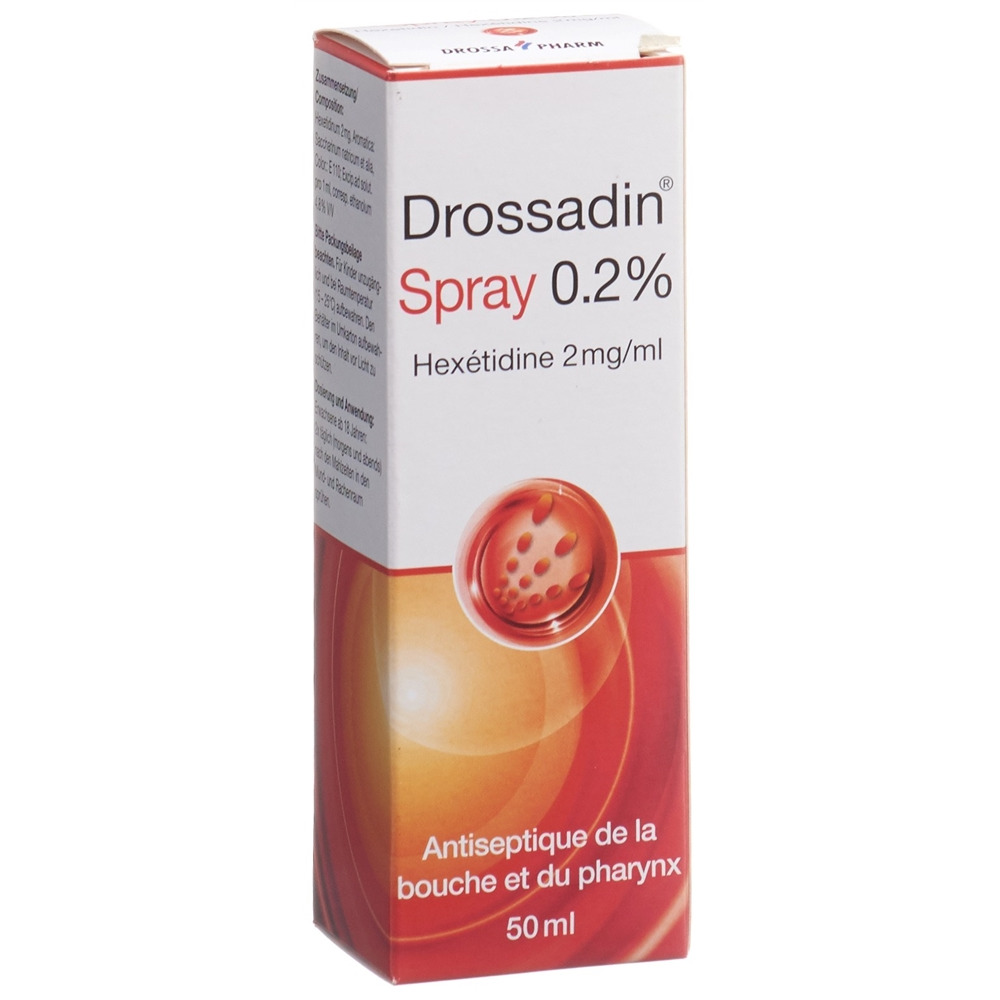 DROSSADIN Spray Lös 0.2 % Glasfl 50 ml