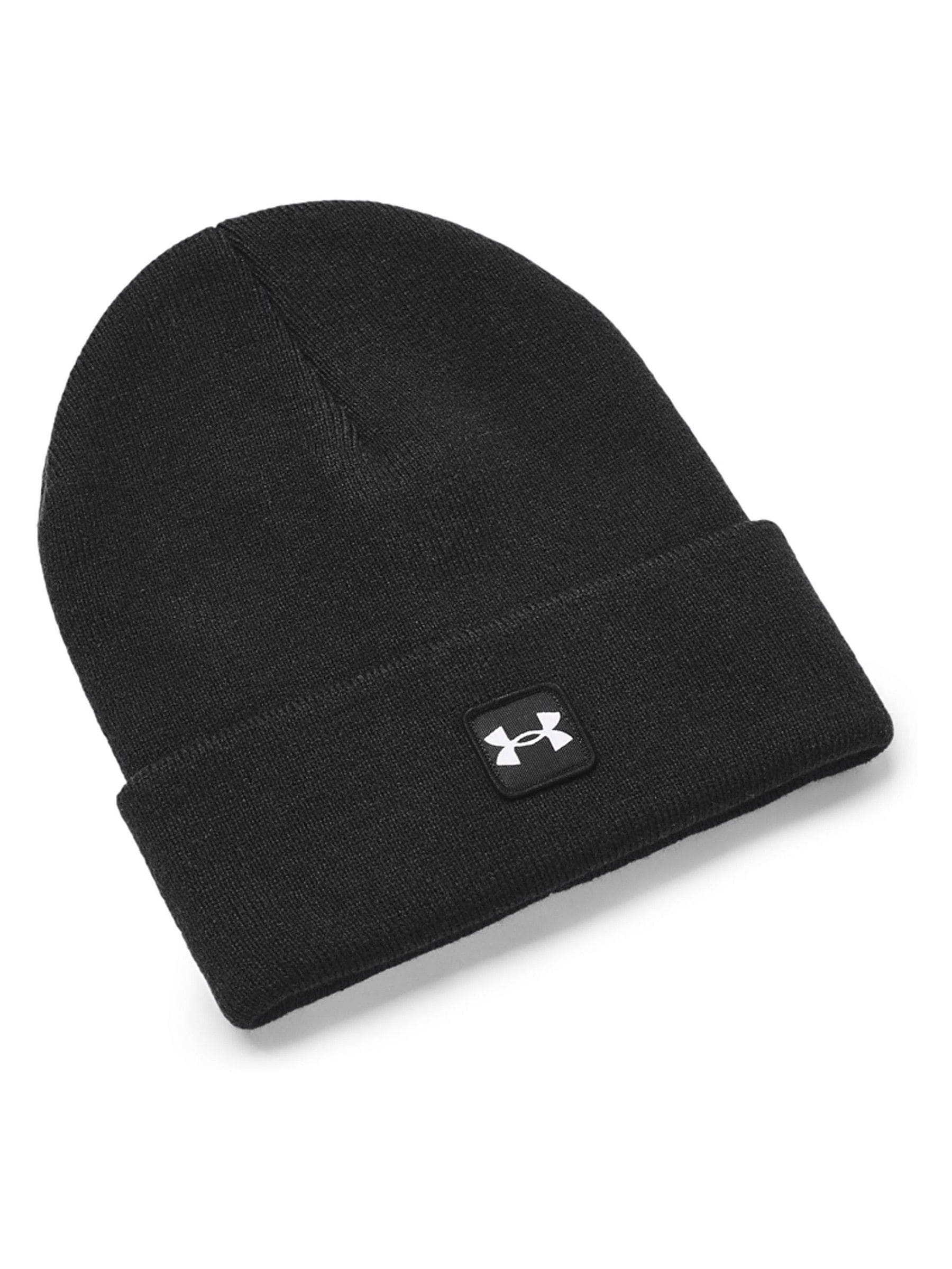 Zwart - Under Armour Half Time Muts met Omslag