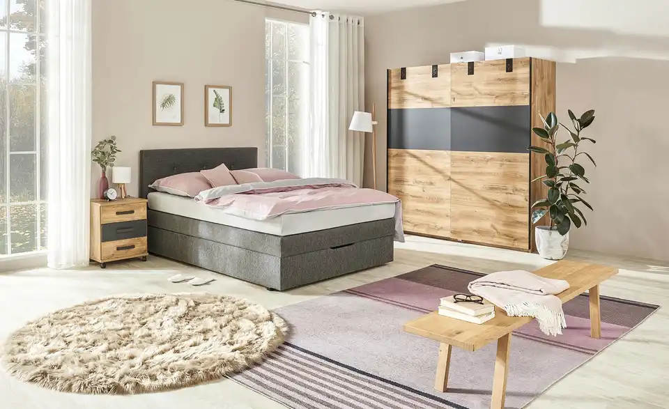 Schwebetürenschrank 2-türig Dublin 180 cm