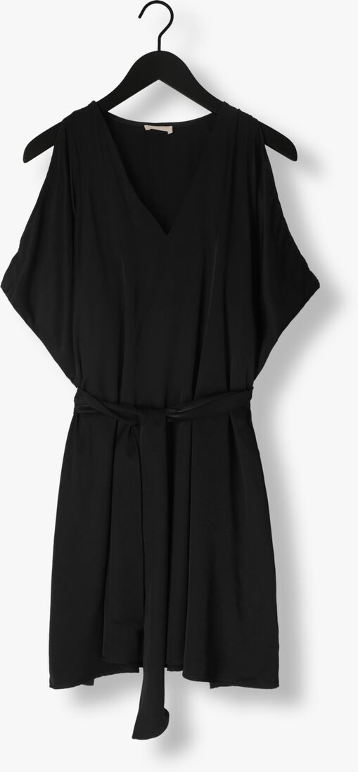 LIU JO zwarte liu jo mini jurk crepe leggero tp dress