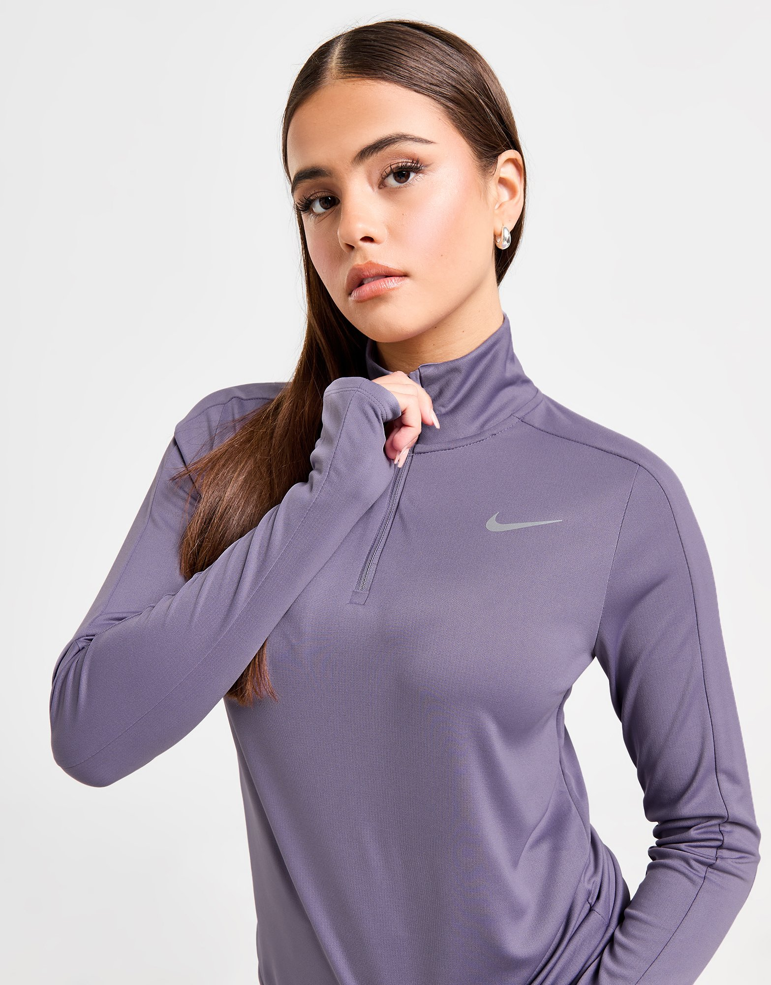Nike Haut de survêtement zippé 1/4 Running Pacer Femme
