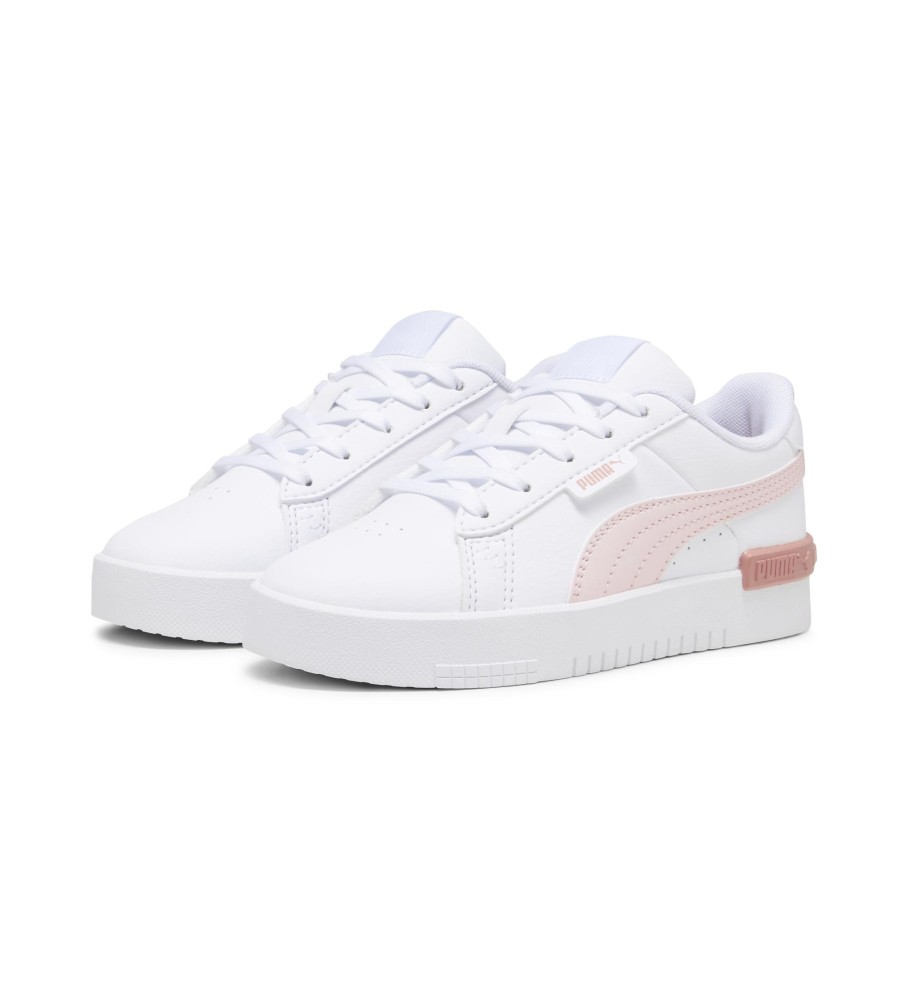 Tênis Puma Jada de couro branco
