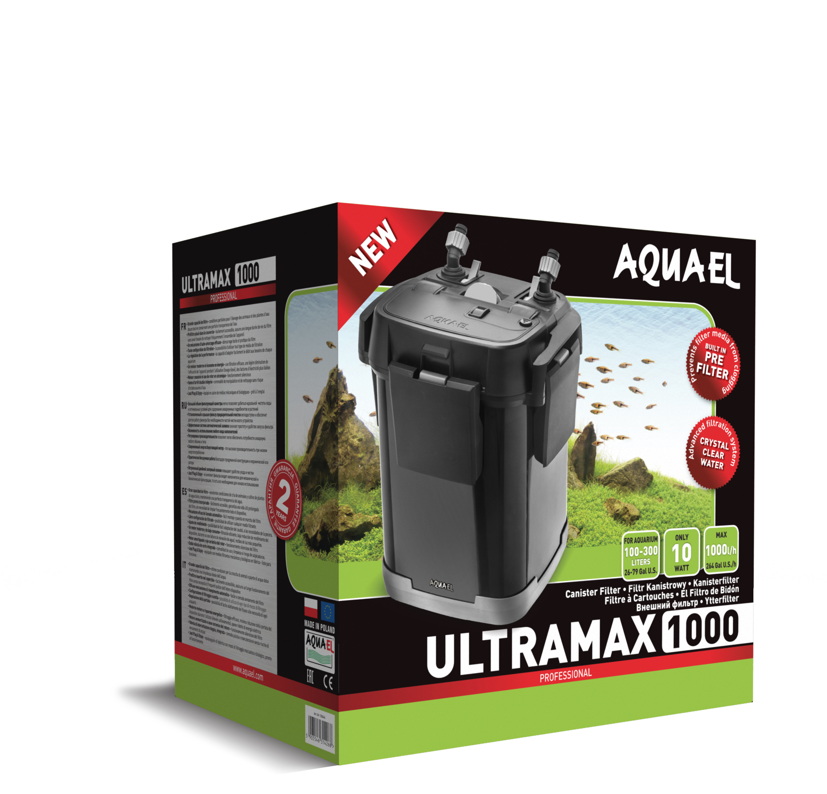 Filtro externo Aquael Ultramax (1000)