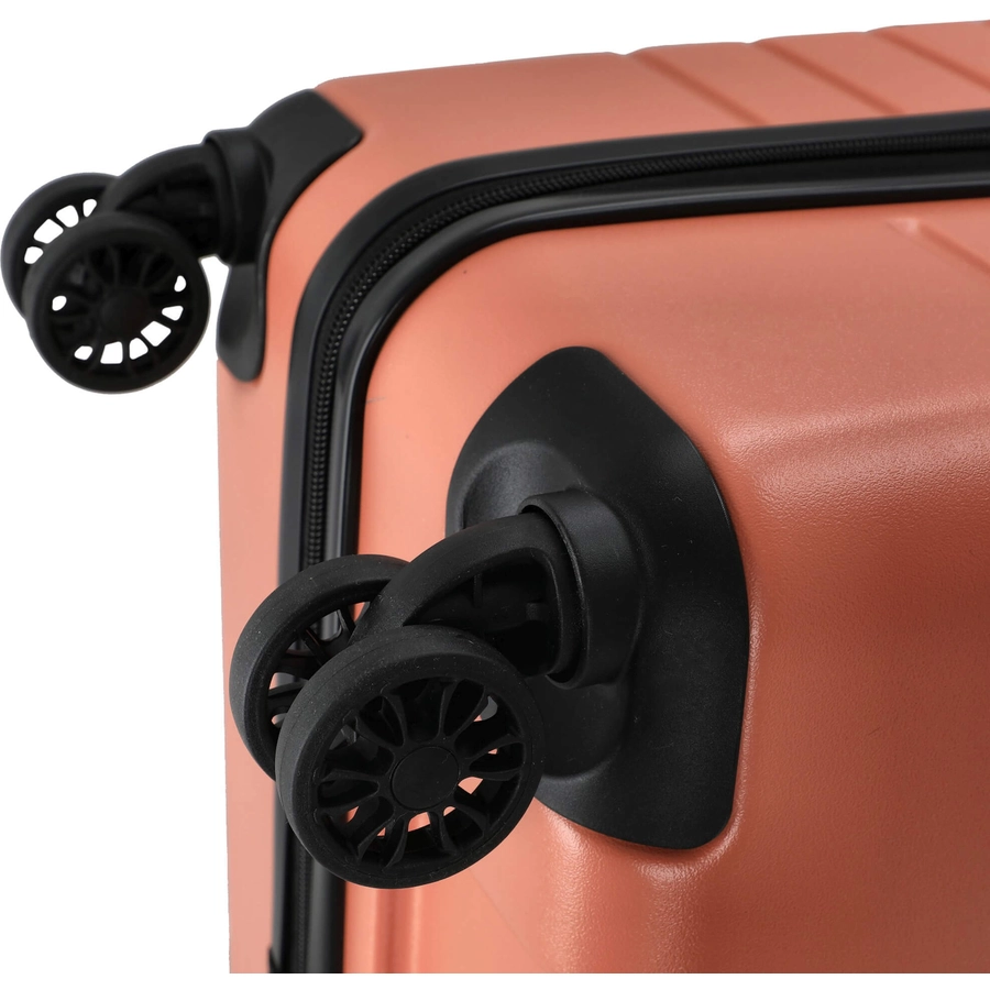 Somko Line - 4-Rollen-Trolley Set 3tlg. coral