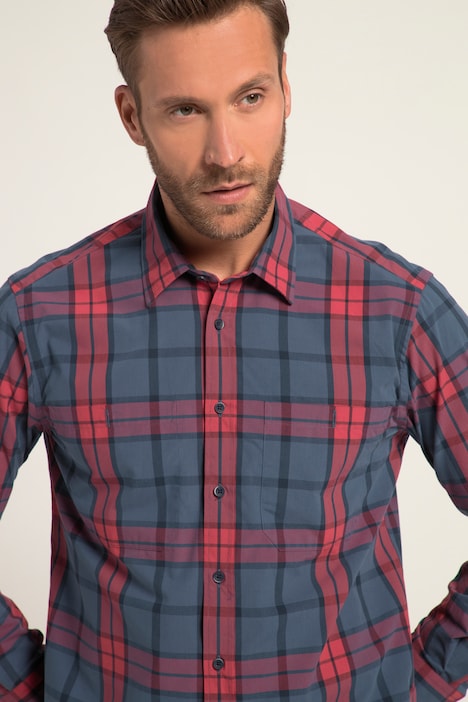 Karo-Hemd, Langarm, Kentkragen, Modern Fit, bis 8 XL