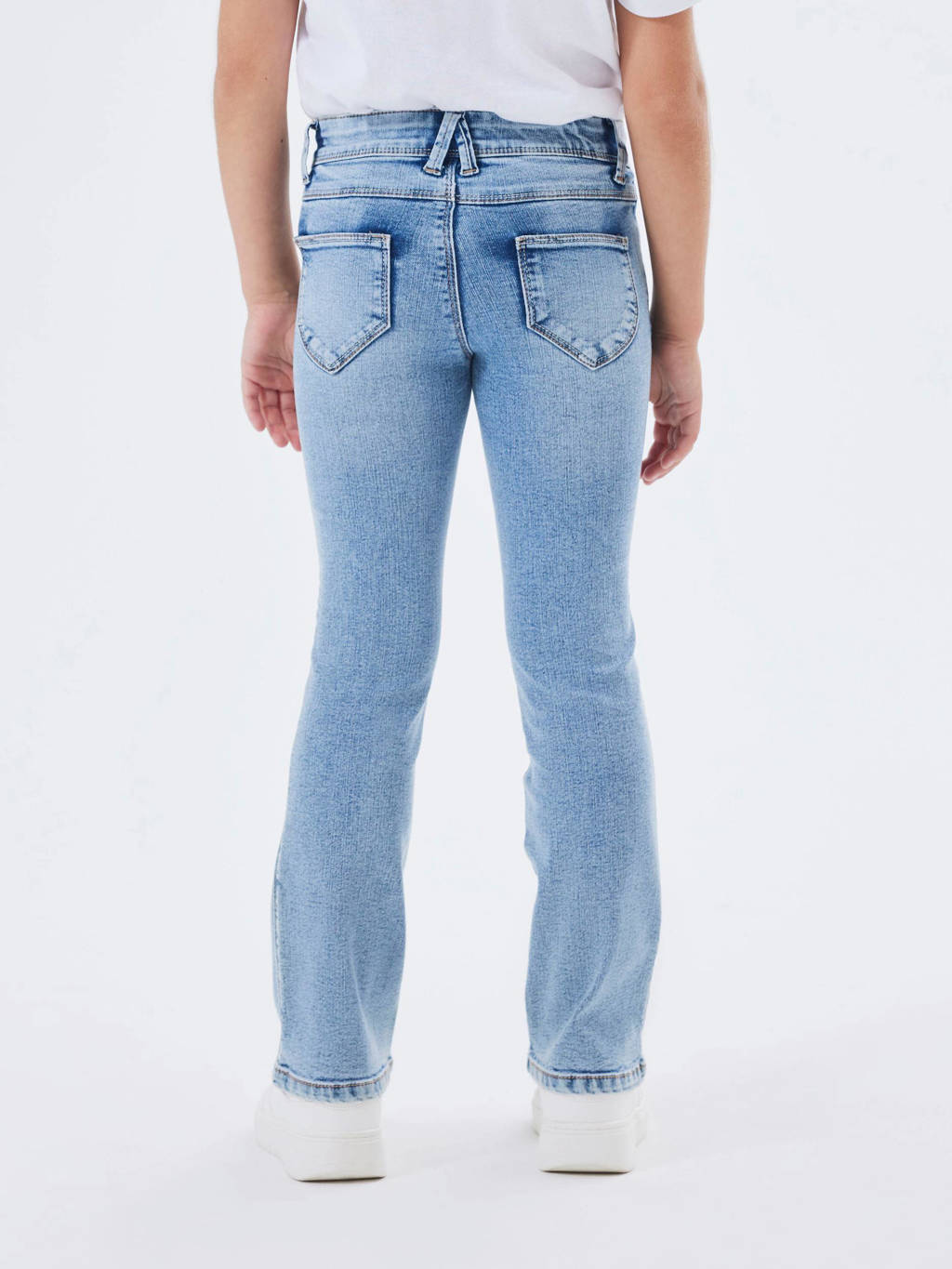 NAME IT bootcut fit jeans NKFPOLLY light blue denim
