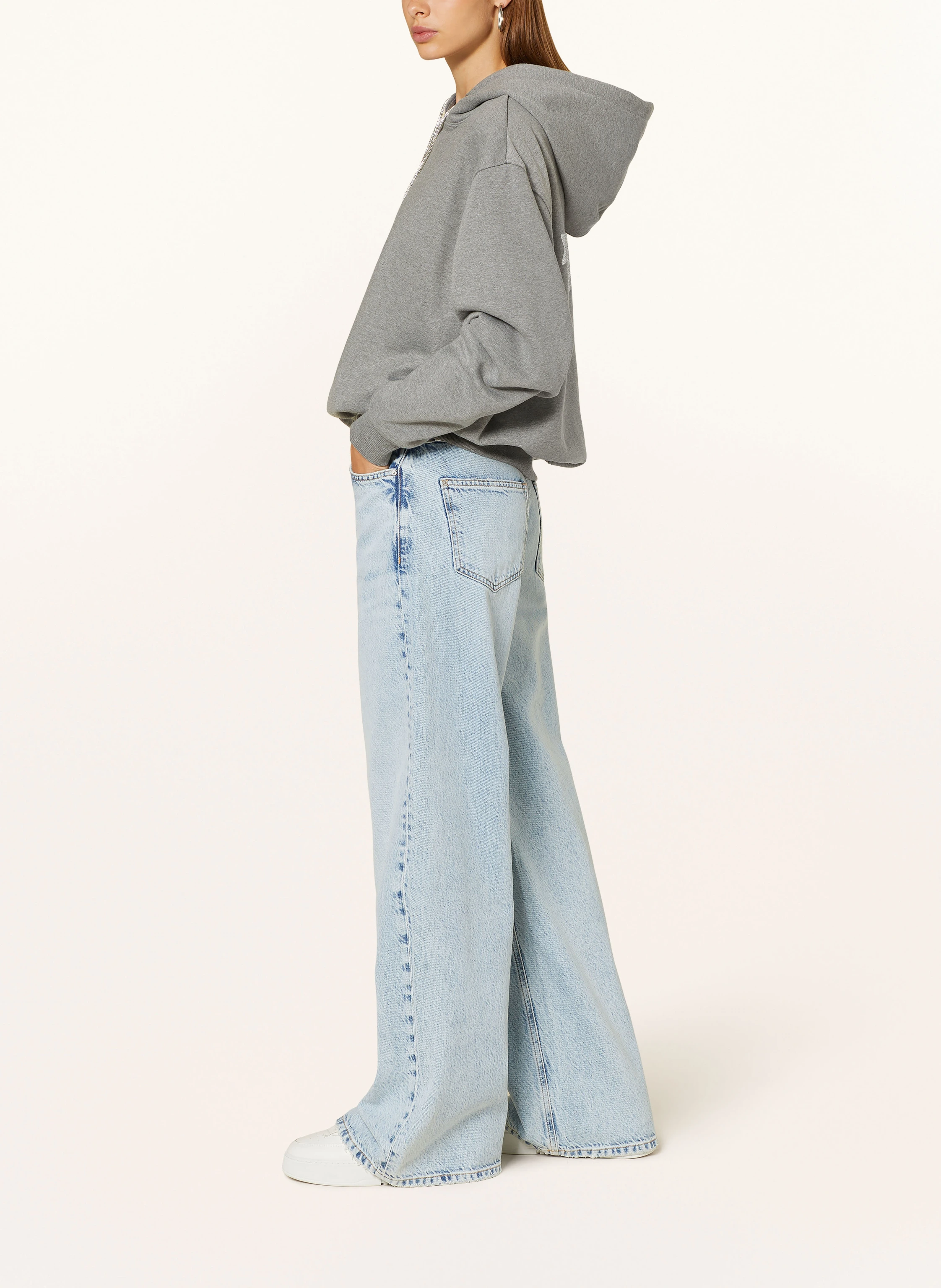 GUESS Hoodie mit Schmucksteinen