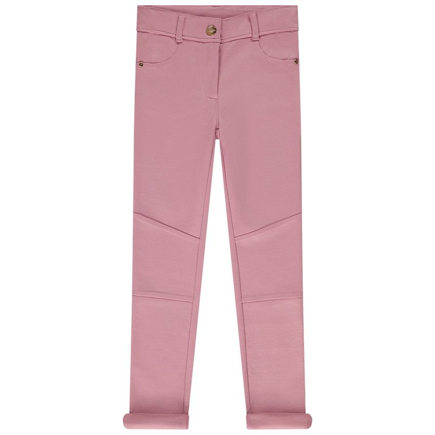Pantalon skinny esprit équitation pour fille - Multicolore
