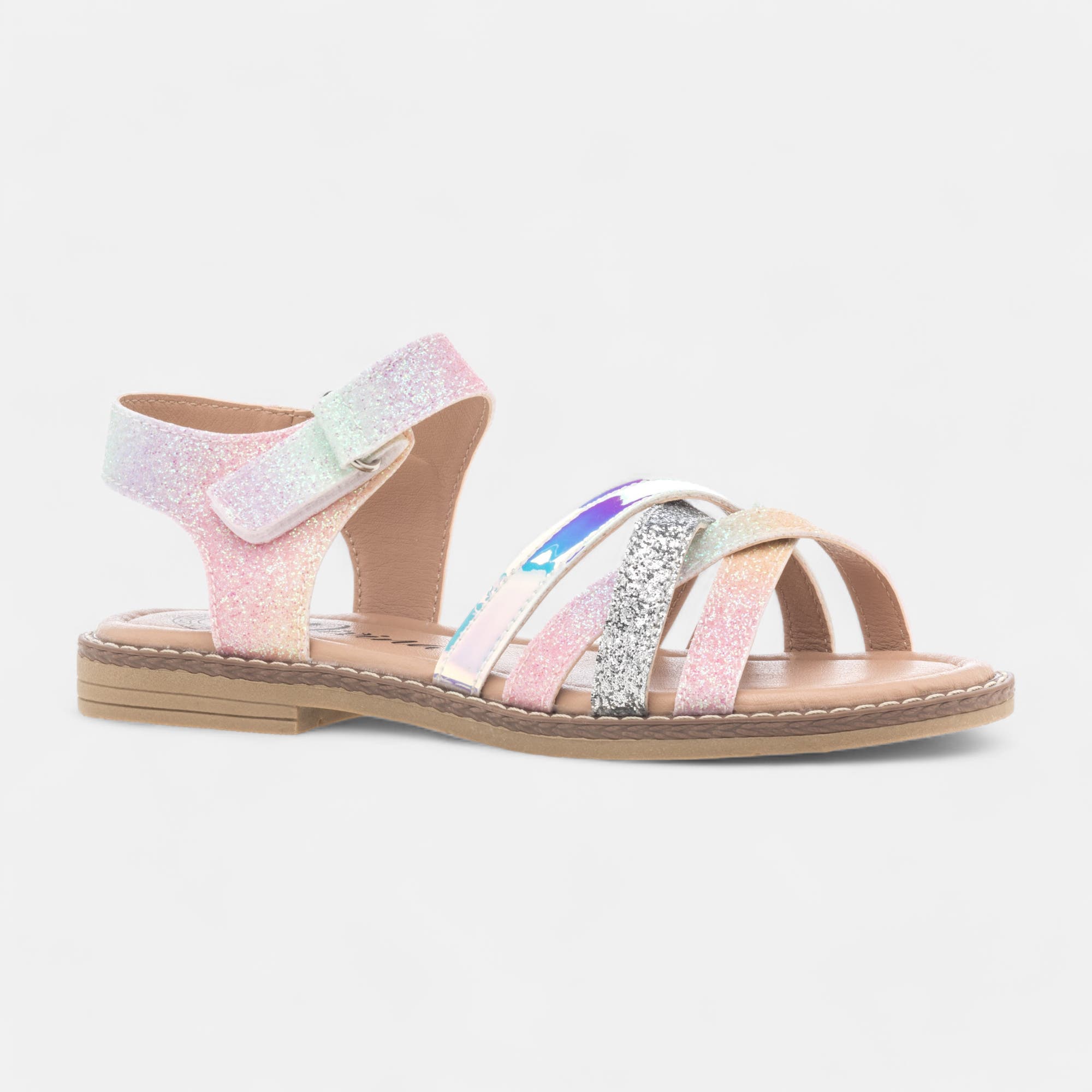 Nu-pieds Fille multicolore